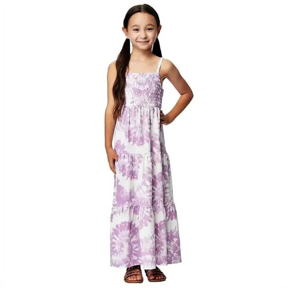 32 Degrees Other - #18 32 Degrees Cool Youth Tie Dye Maxi dress Purple White Size Medium 10/12